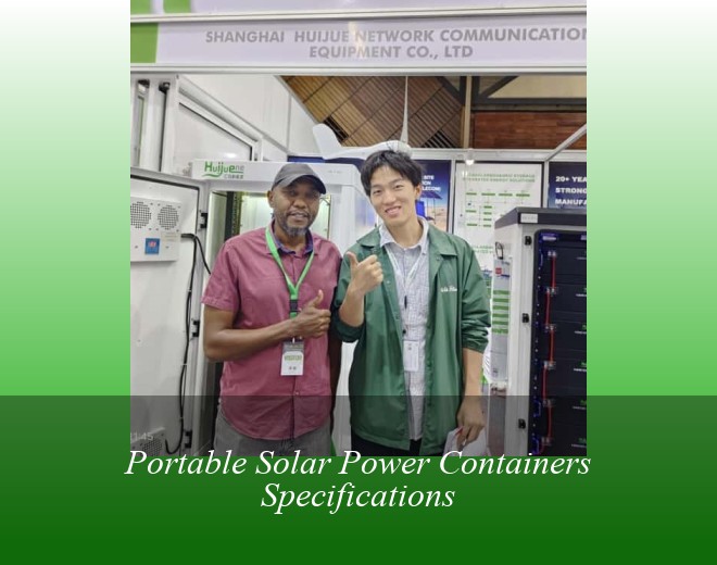 Portable Solar Power Containers Specifications